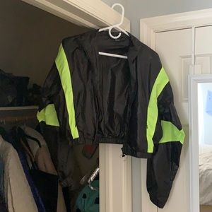 crop windbreaker